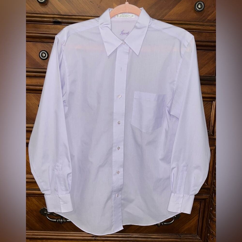 Foxcroft Wrinkle Free Classic Fit Button Down Shirt 19” P2P